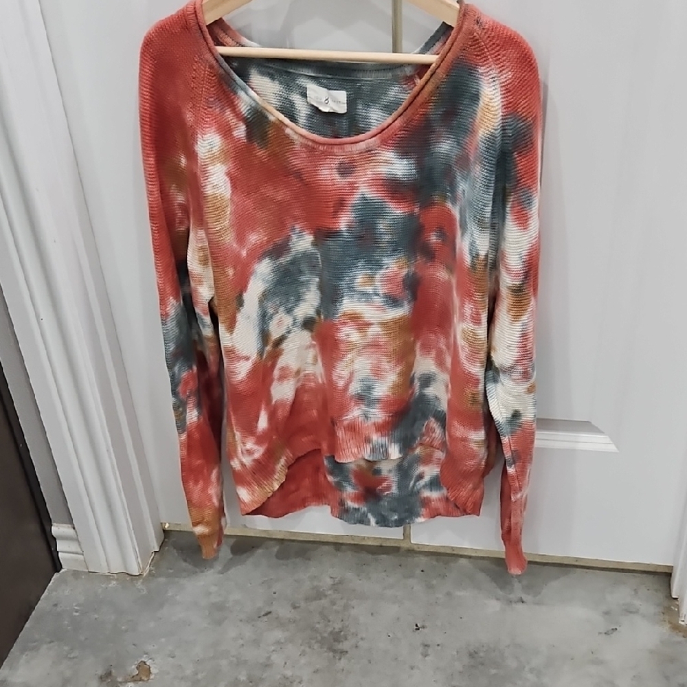 Lou & Grey Multicolor Tie-Dye Sweatshirt
